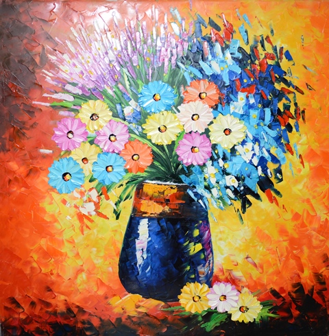 Tranh Sơn Dầu Hoa